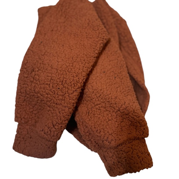 Zapul Women Rusty color CROP Hoodie sweater Size Small. - Picture 5 of 12